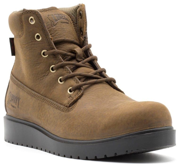 Terry CT – Coffee work boot by Liberty Footwear view 2