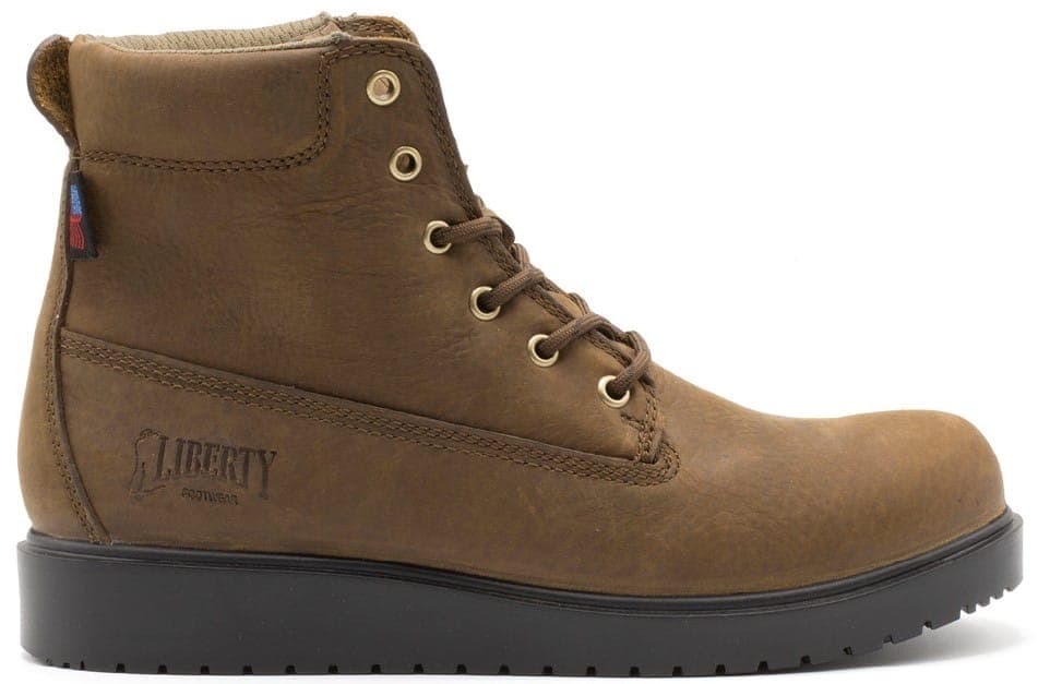 Terry CT – Coffee work boot by Liberty Footwear view 6