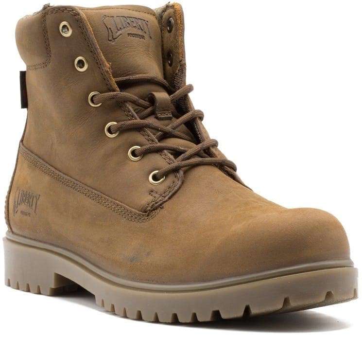 Terry – Coffee work boot by Liberty Footwear view 2