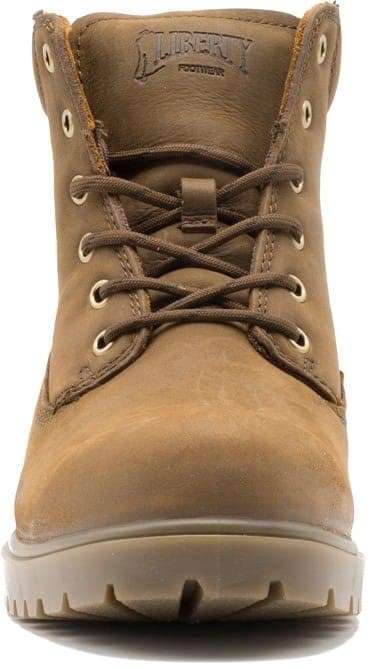 Terry – Coffee work boot by Liberty Footwear view 3