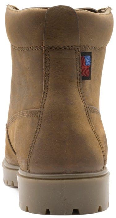 Terry – Coffee work boot by Liberty Footwear view 4