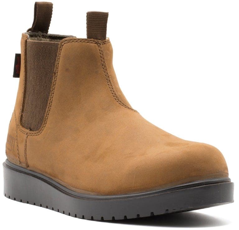 Larry CT – Coffee work boot by Liberty Footwear view 2