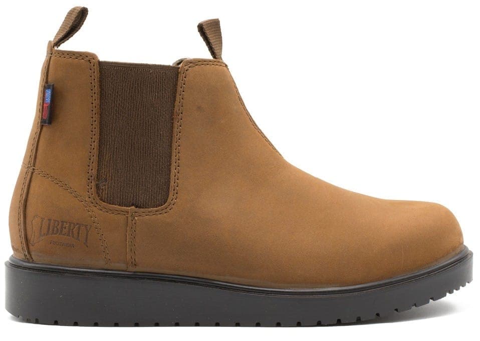 Larry CT – Coffee work boot by Liberty Footwear view 6