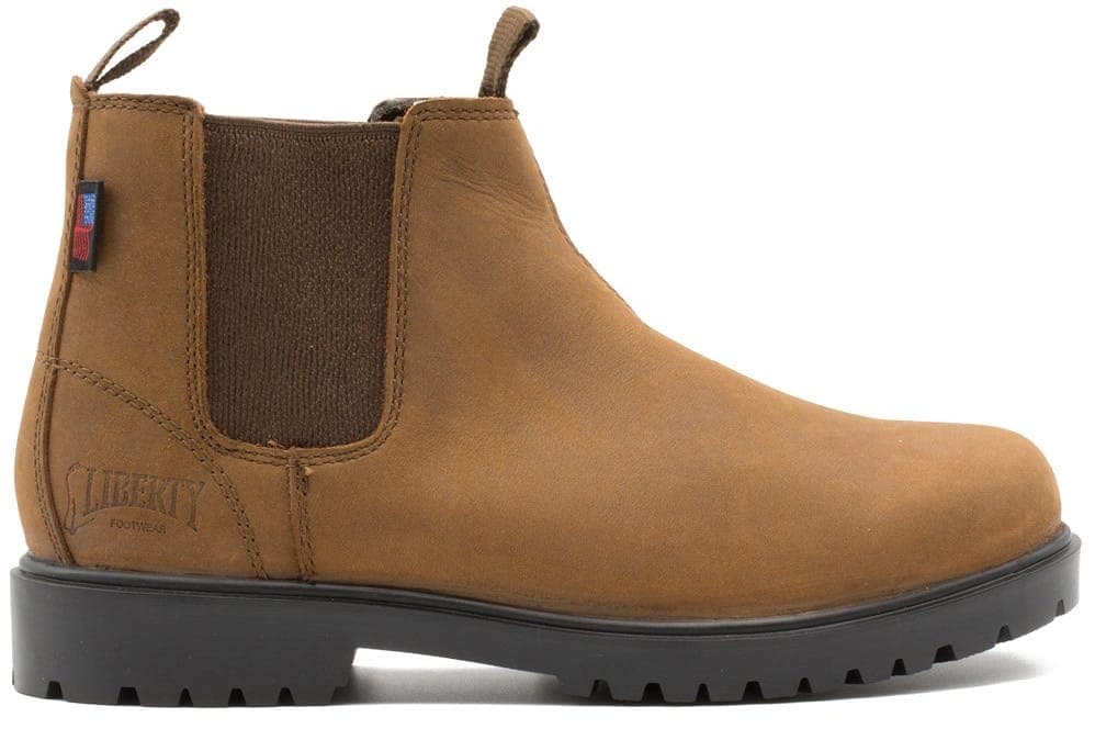 Larry – Coffee work boot by Liberty Footwear view 6
