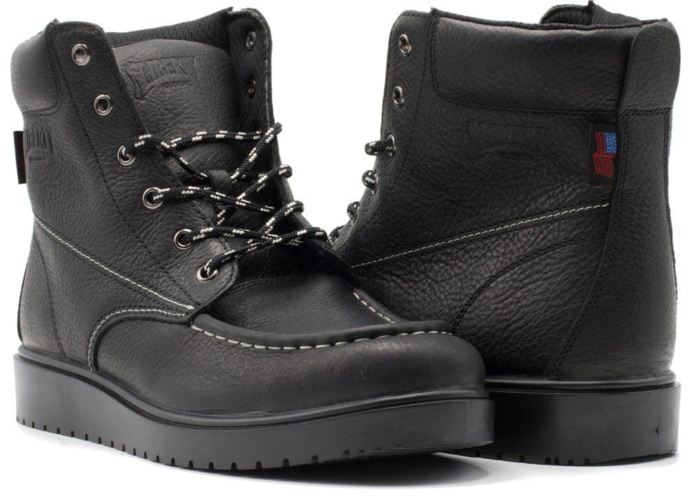 Gary – Black work boot by Liberty Footwear