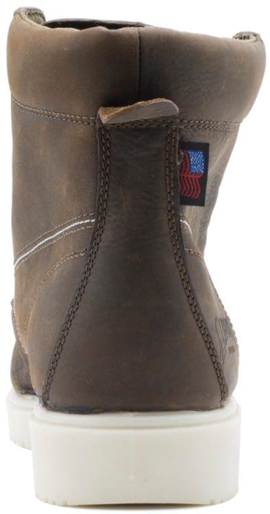 Gary – Mocha work boot by Liberty Footwear view 3