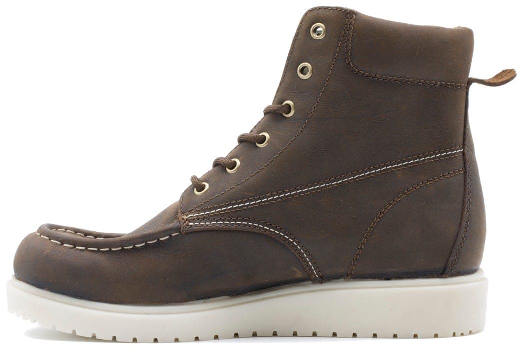 Gary – Mocha work boot by Liberty Footwear view 5