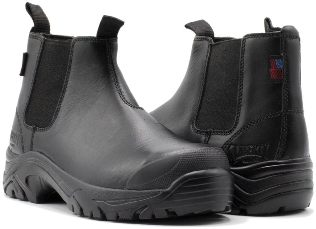 Larry hiker – Black work boot by Liberty Footwear view 3