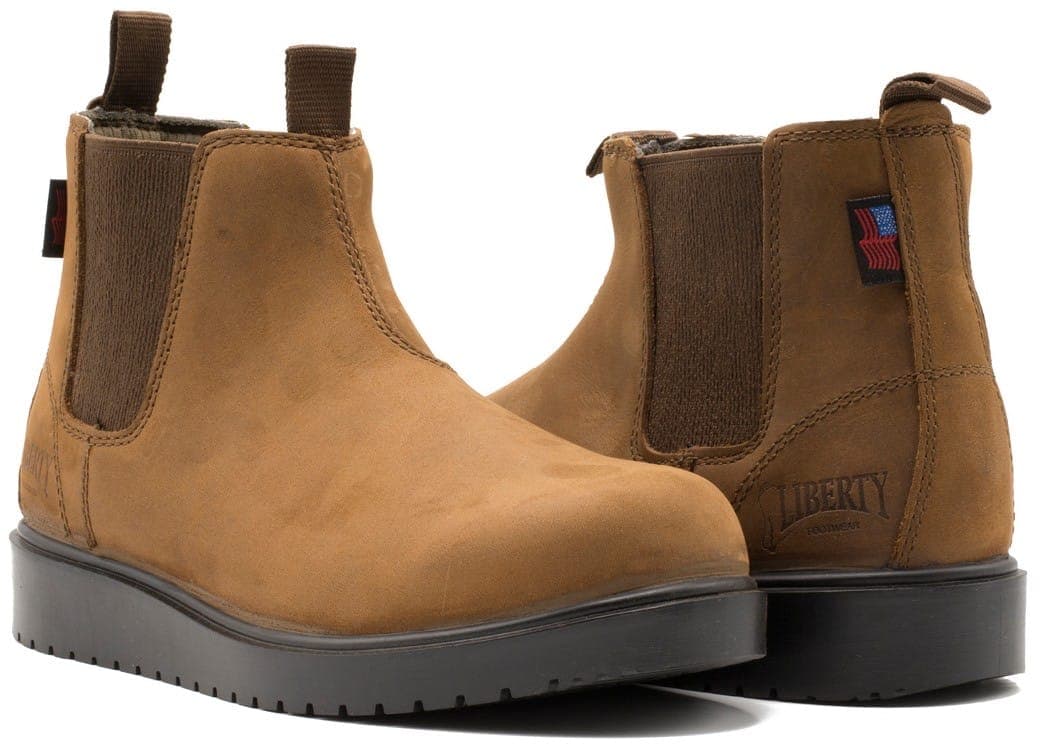 Larry CT – Coffee work boot by Liberty Footwear