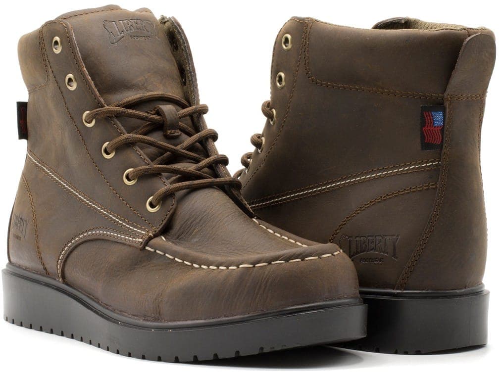 Gary CT – Mocha work boot by Liberty Footwear
